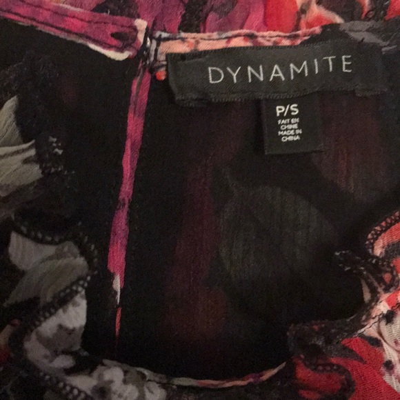 floral flowy sleeveless top - Picture 6 of 6